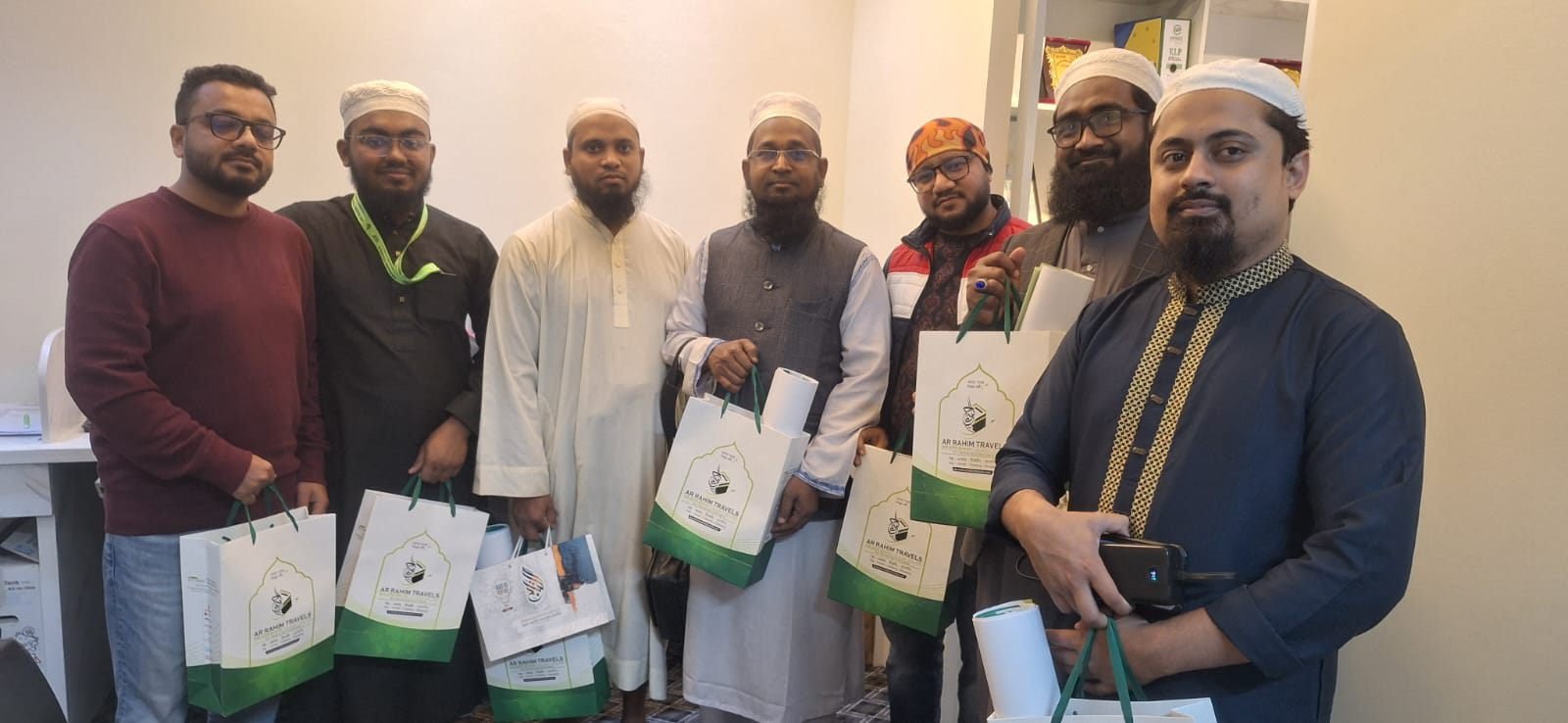 A beautiful moment with our esteemed Hajj/Umrah pilgrims